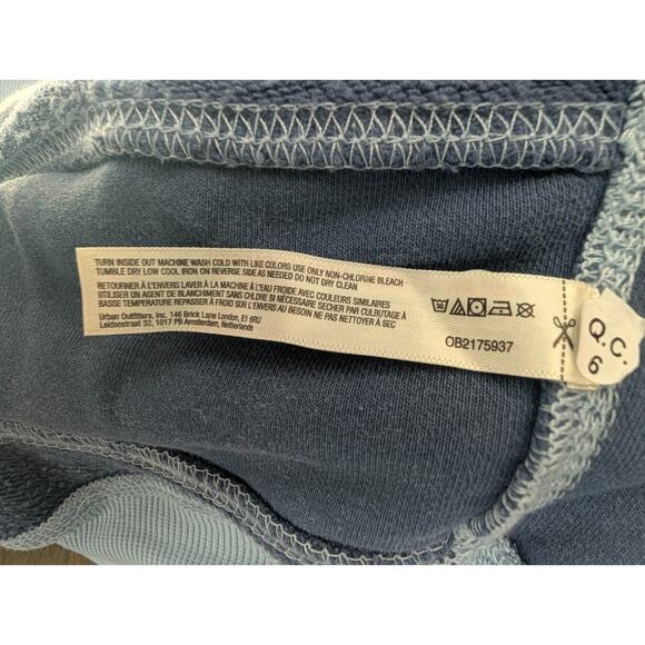 Free People Movement Hoodie Womens XL Light Blue Final Call Bandana Logo NWT - Picture 4 of 5